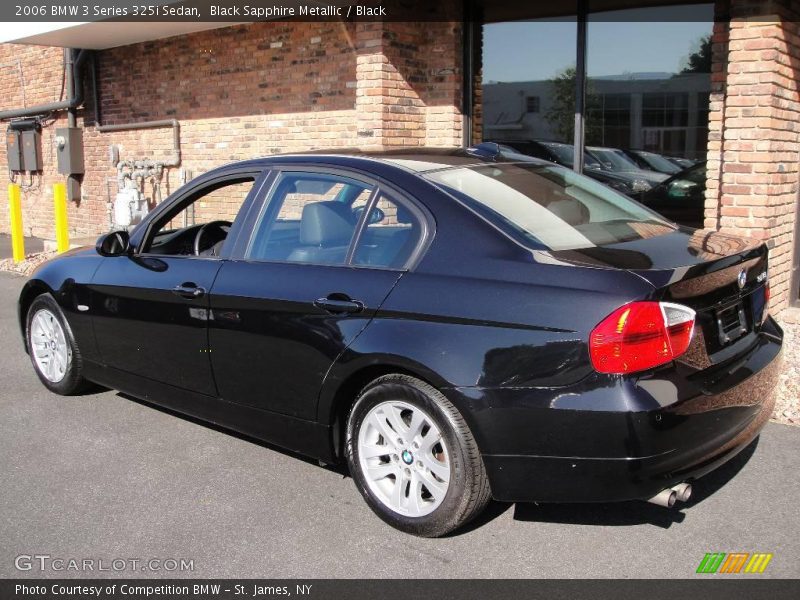 Black Sapphire Metallic / Black 2006 BMW 3 Series 325i Sedan