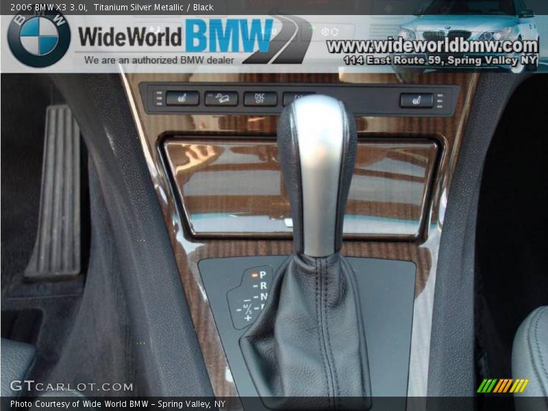 Titanium Silver Metallic / Black 2006 BMW X3 3.0i