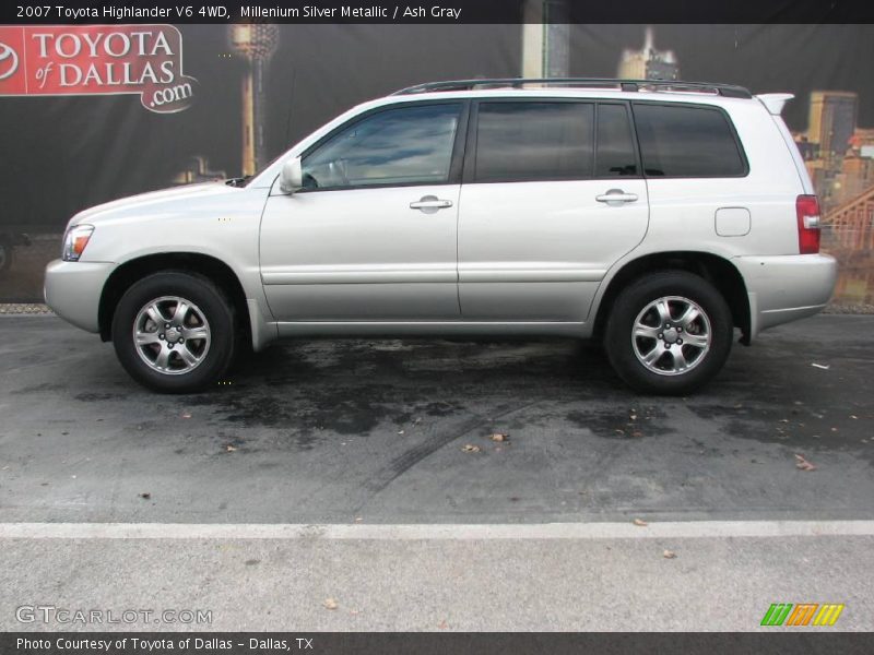 Millenium Silver Metallic / Ash Gray 2007 Toyota Highlander V6 4WD