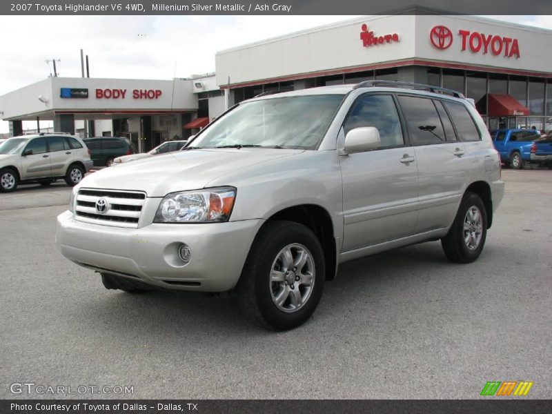 Millenium Silver Metallic / Ash Gray 2007 Toyota Highlander V6 4WD