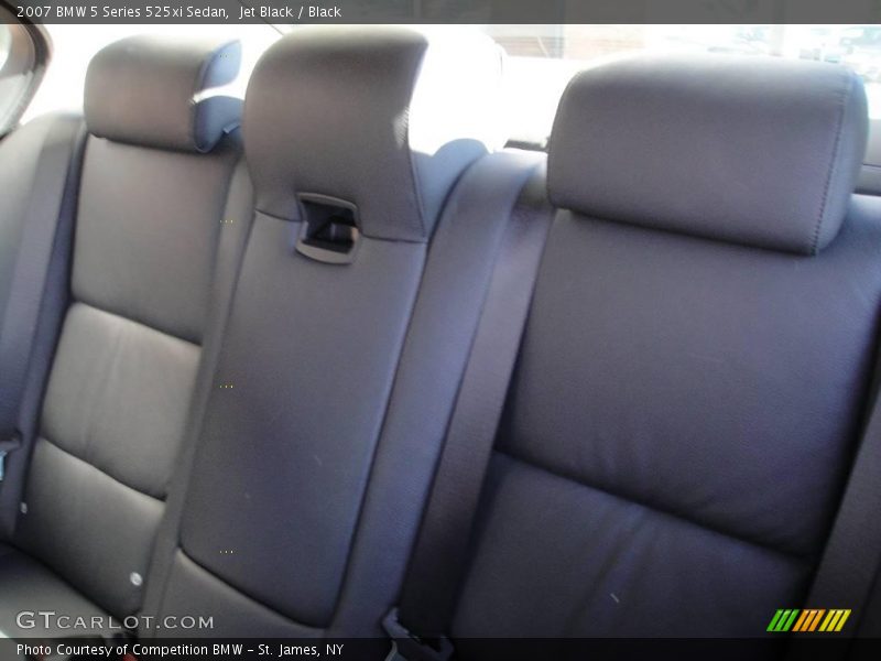 Jet Black / Black 2007 BMW 5 Series 525xi Sedan