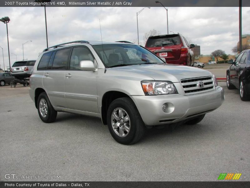 Millenium Silver Metallic / Ash Gray 2007 Toyota Highlander V6 4WD