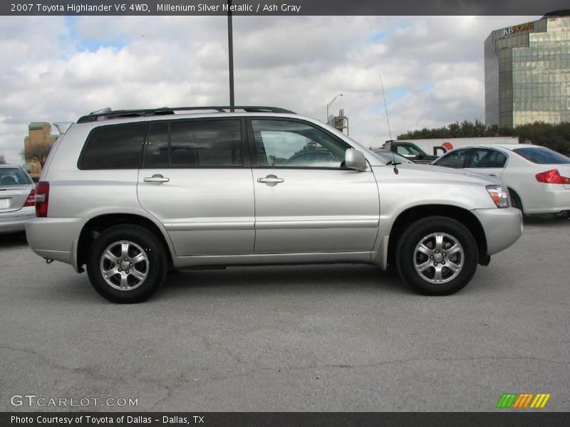 Millenium Silver Metallic / Ash Gray 2007 Toyota Highlander V6 4WD