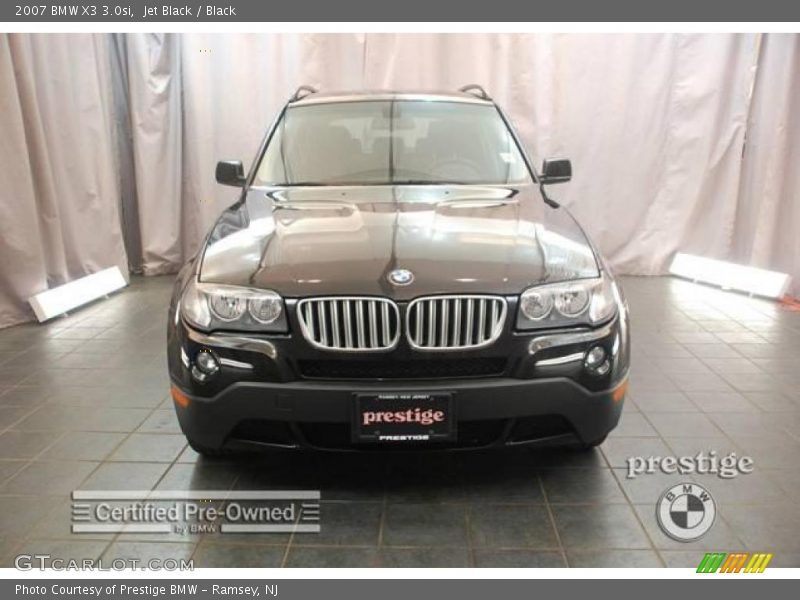 Jet Black / Black 2007 BMW X3 3.0si