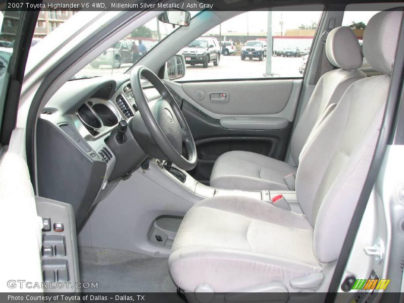 Millenium Silver Metallic / Ash Gray 2007 Toyota Highlander V6 4WD
