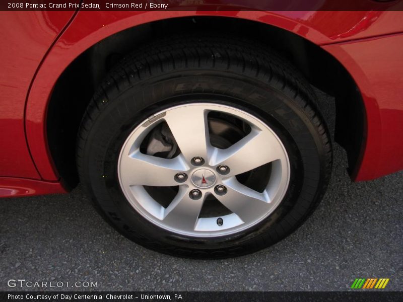 Crimson Red / Ebony 2008 Pontiac Grand Prix Sedan