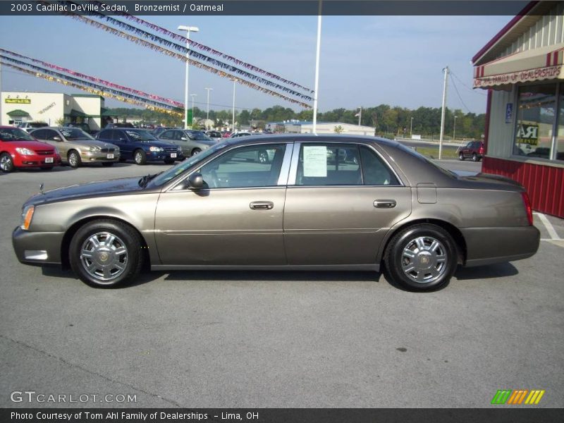 Bronzemist / Oatmeal 2003 Cadillac DeVille Sedan