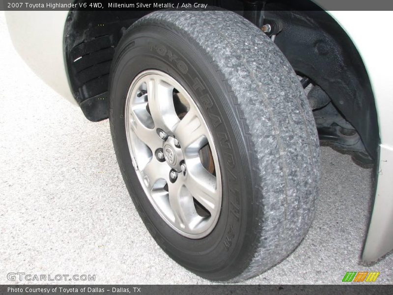 Millenium Silver Metallic / Ash Gray 2007 Toyota Highlander V6 4WD