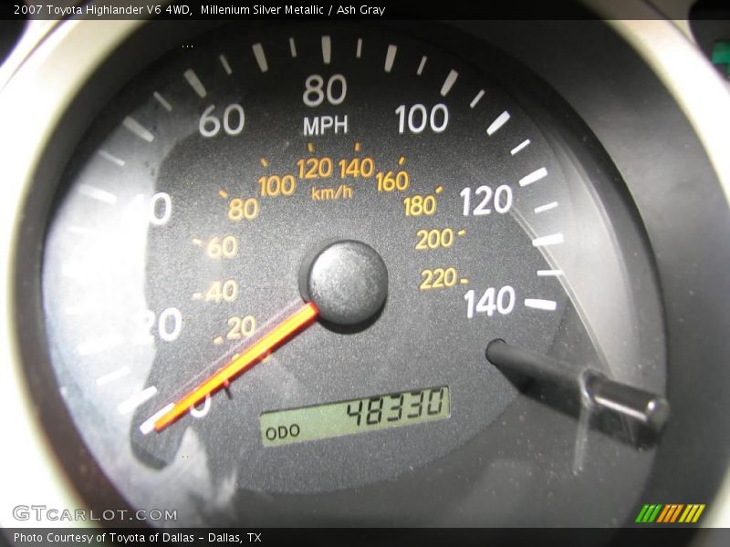 Millenium Silver Metallic / Ash Gray 2007 Toyota Highlander V6 4WD