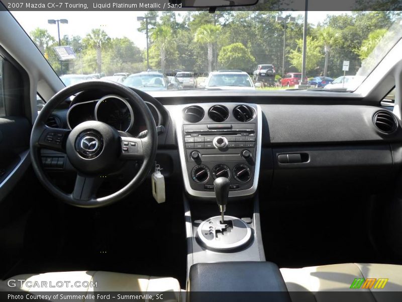 Liquid Platinum Metallic / Sand 2007 Mazda CX-7 Touring