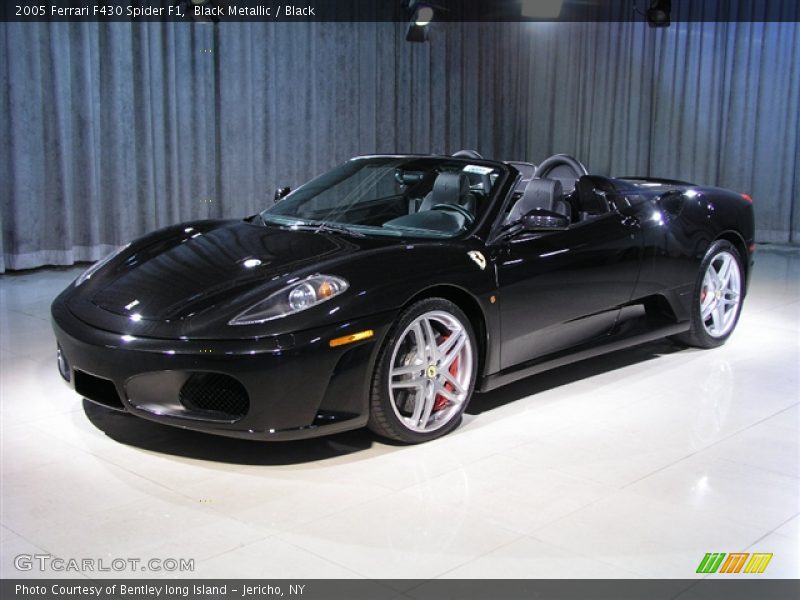 Black Metallic / Black 2005 Ferrari F430 Spider F1