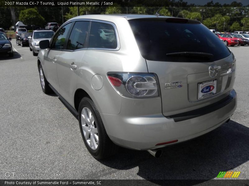 Liquid Platinum Metallic / Sand 2007 Mazda CX-7 Touring