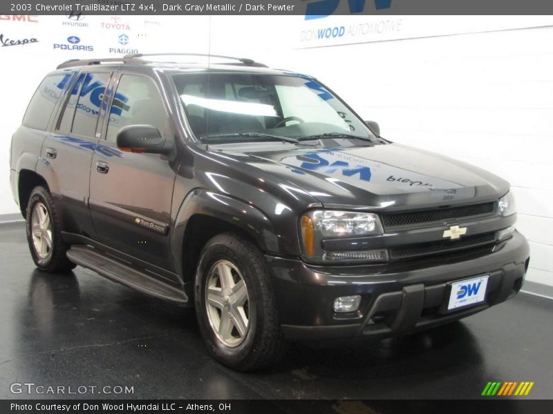 Dark Gray Metallic / Dark Pewter 2003 Chevrolet TrailBlazer LTZ 4x4