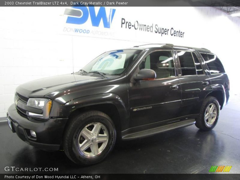 Dark Gray Metallic / Dark Pewter 2003 Chevrolet TrailBlazer LTZ 4x4