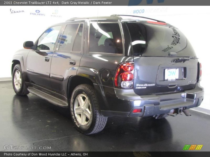 Dark Gray Metallic / Dark Pewter 2003 Chevrolet TrailBlazer LTZ 4x4