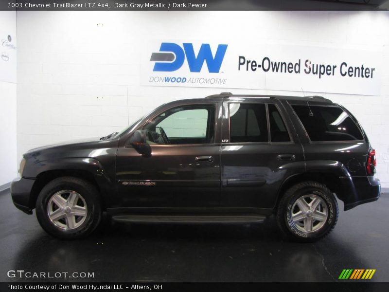 Dark Gray Metallic / Dark Pewter 2003 Chevrolet TrailBlazer LTZ 4x4