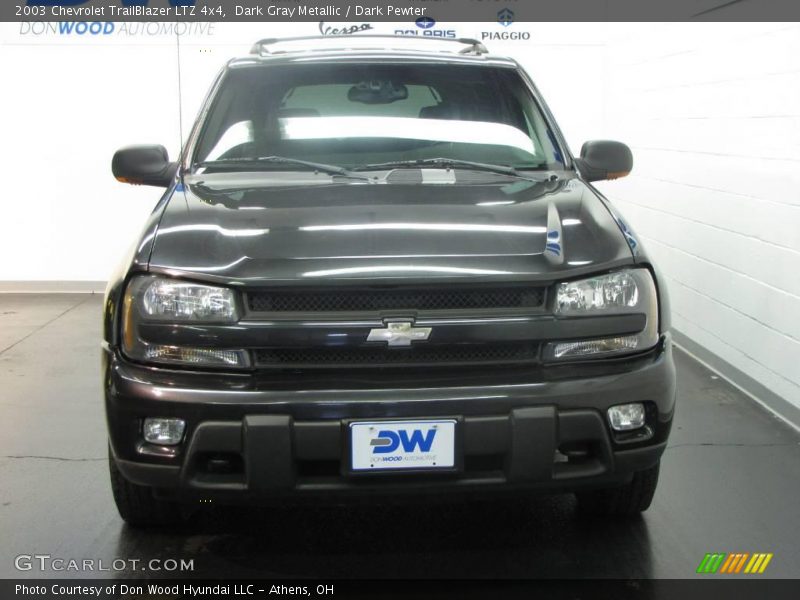 Dark Gray Metallic / Dark Pewter 2003 Chevrolet TrailBlazer LTZ 4x4