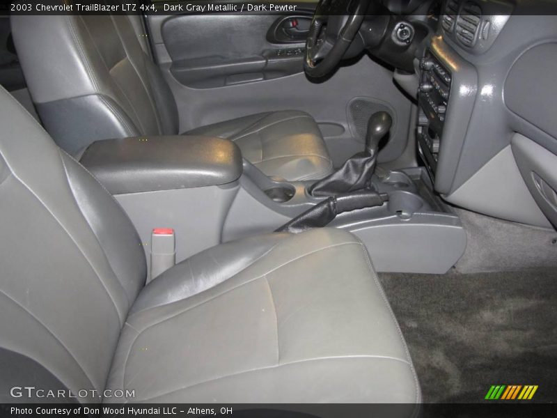 Dark Gray Metallic / Dark Pewter 2003 Chevrolet TrailBlazer LTZ 4x4