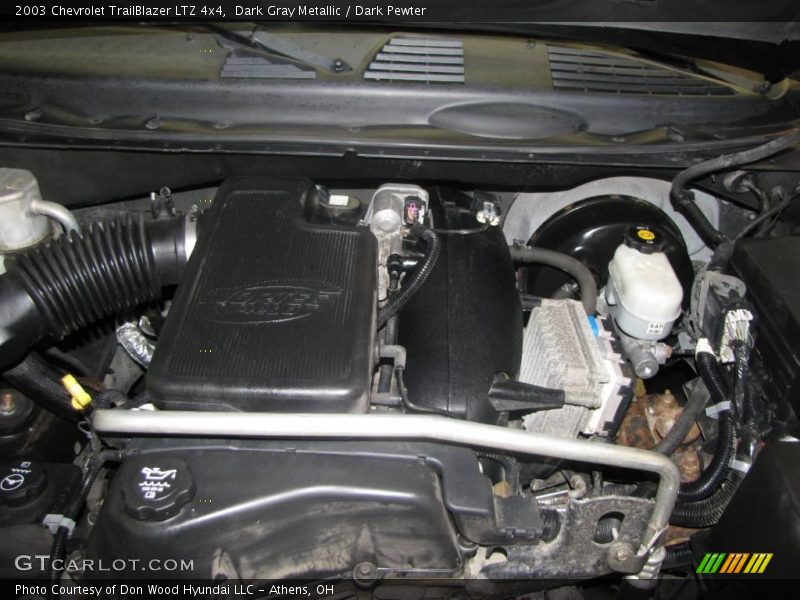 Dark Gray Metallic / Dark Pewter 2003 Chevrolet TrailBlazer LTZ 4x4