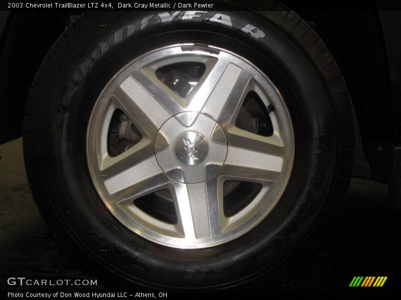 Dark Gray Metallic / Dark Pewter 2003 Chevrolet TrailBlazer LTZ 4x4