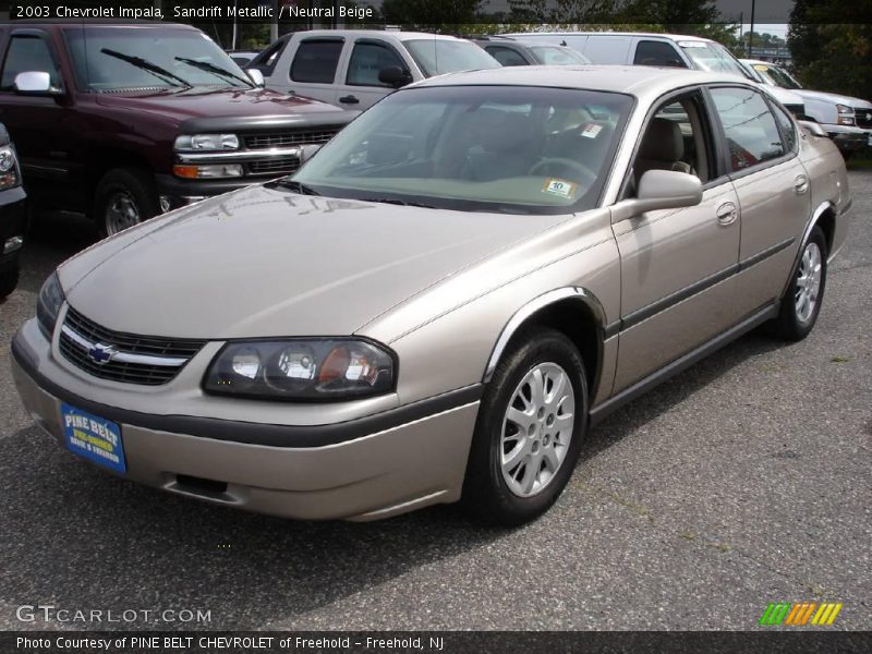 Sandrift Metallic / Neutral Beige 2003 Chevrolet Impala