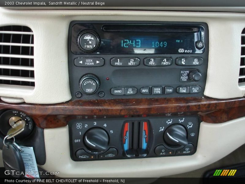 Sandrift Metallic / Neutral Beige 2003 Chevrolet Impala