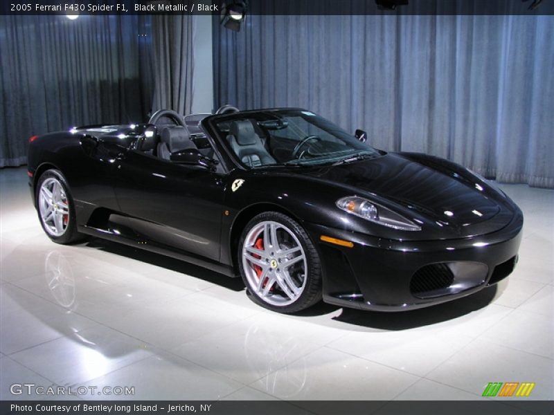 Black Metallic / Black 2005 Ferrari F430 Spider F1