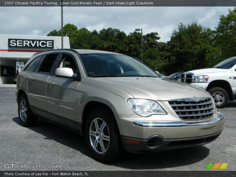 Linen Gold Metallic Pearl / Dark Khaki/Light Graystone 2007 Chrysler Pacifica Touring