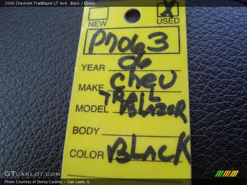 Black / Ebony 2006 Chevrolet TrailBlazer LT 4x4