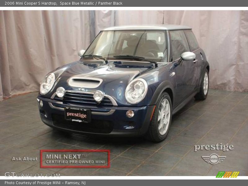 Space Blue Metallic / Panther Black 2006 Mini Cooper S Hardtop