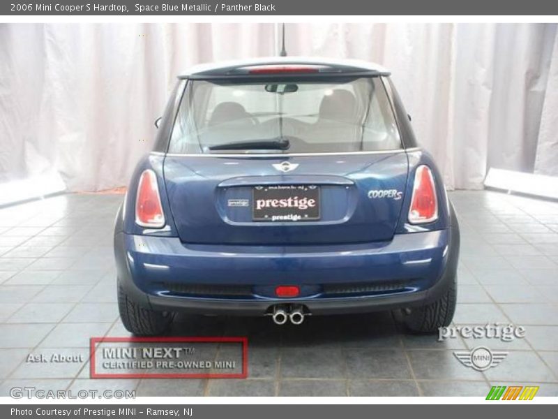 Space Blue Metallic / Panther Black 2006 Mini Cooper S Hardtop