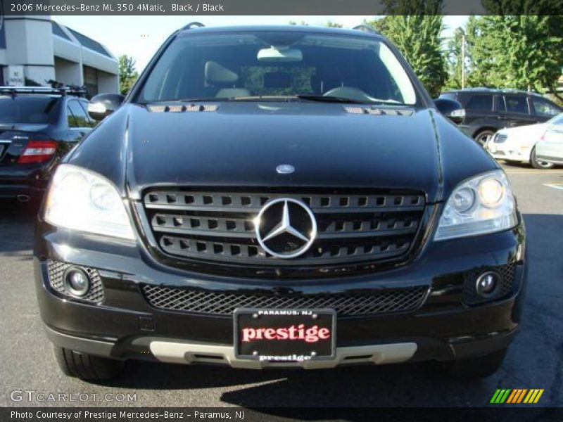 Black / Black 2006 Mercedes-Benz ML 350 4Matic