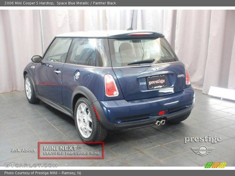 Space Blue Metallic / Panther Black 2006 Mini Cooper S Hardtop