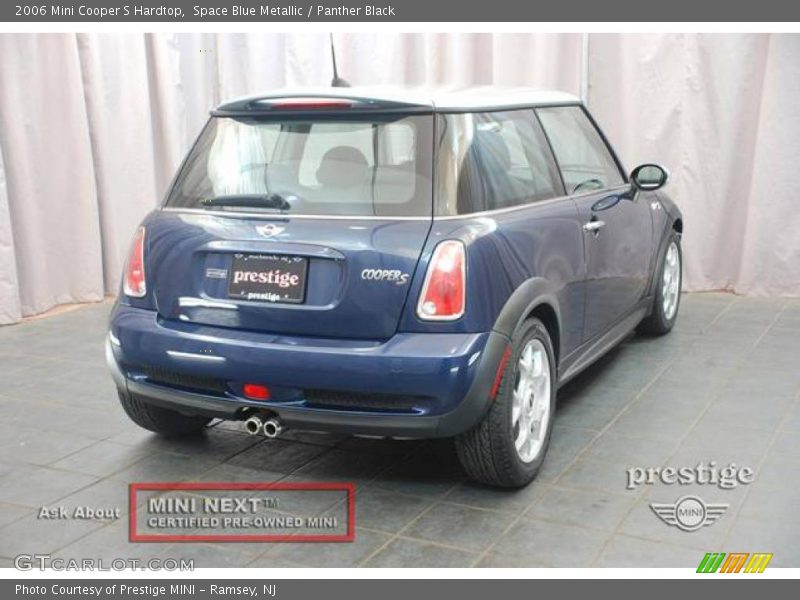 Space Blue Metallic / Panther Black 2006 Mini Cooper S Hardtop
