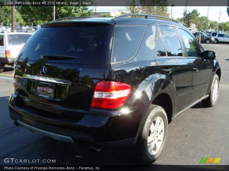 Black / Black 2006 Mercedes-Benz ML 350 4Matic