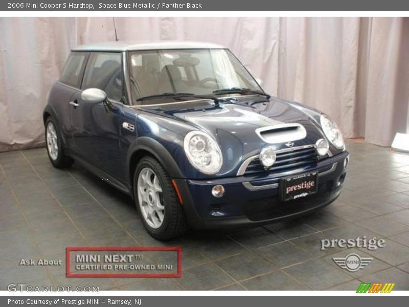 Space Blue Metallic / Panther Black 2006 Mini Cooper S Hardtop