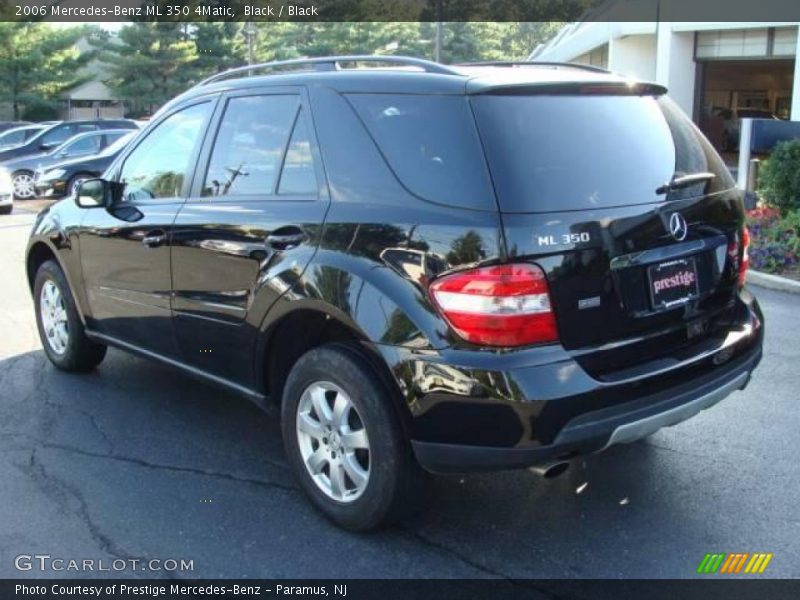 Black / Black 2006 Mercedes-Benz ML 350 4Matic