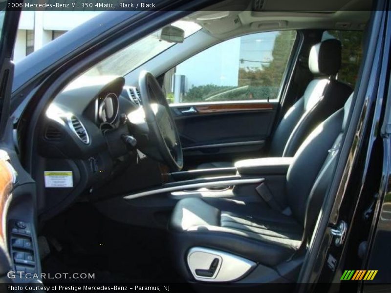 Black / Black 2006 Mercedes-Benz ML 350 4Matic