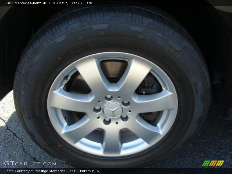 Black / Black 2006 Mercedes-Benz ML 350 4Matic
