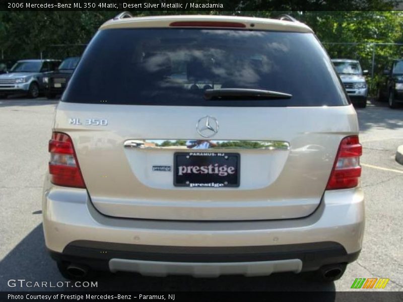Desert Silver Metallic / Macadamia 2006 Mercedes-Benz ML 350 4Matic