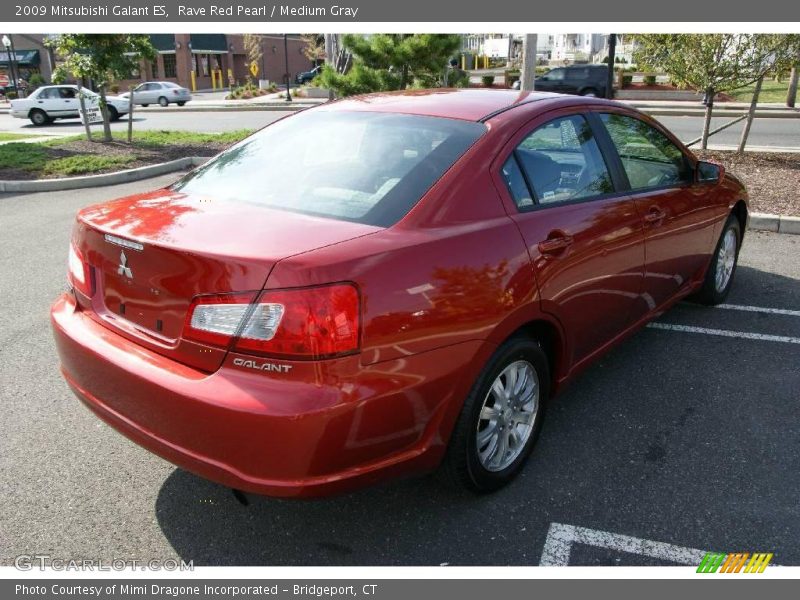 Rave Red Pearl / Medium Gray 2009 Mitsubishi Galant ES