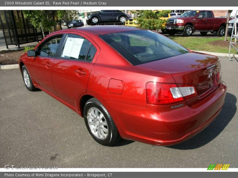 Rave Red Pearl / Medium Gray 2009 Mitsubishi Galant ES