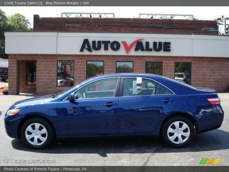 Blue Ribbon Metallic / Ash 2008 Toyota Camry LE