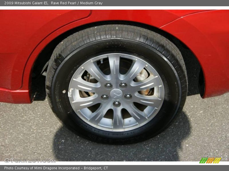 Rave Red Pearl / Medium Gray 2009 Mitsubishi Galant ES