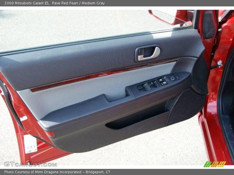 Rave Red Pearl / Medium Gray 2009 Mitsubishi Galant ES