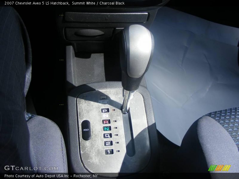 Summit White / Charcoal Black 2007 Chevrolet Aveo 5 LS Hatchback