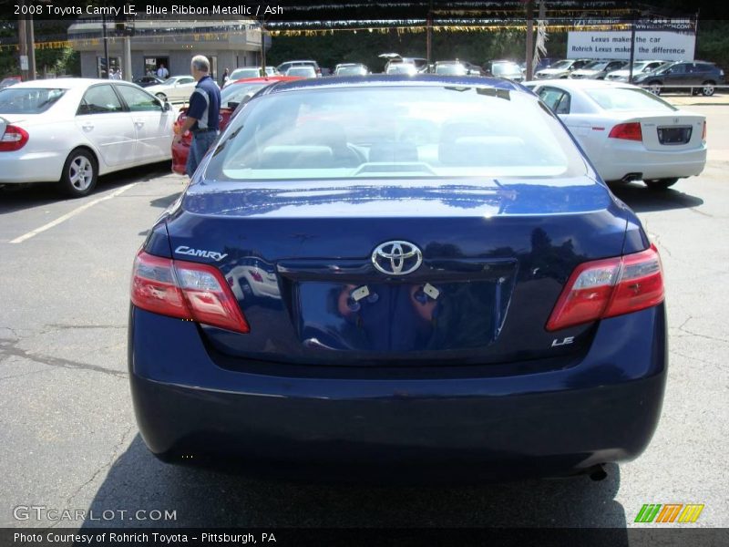 Blue Ribbon Metallic / Ash 2008 Toyota Camry LE