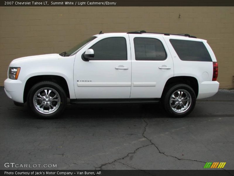 Summit White / Light Cashmere/Ebony 2007 Chevrolet Tahoe LT