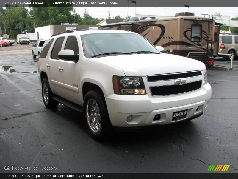 Summit White / Light Cashmere/Ebony 2007 Chevrolet Tahoe LT