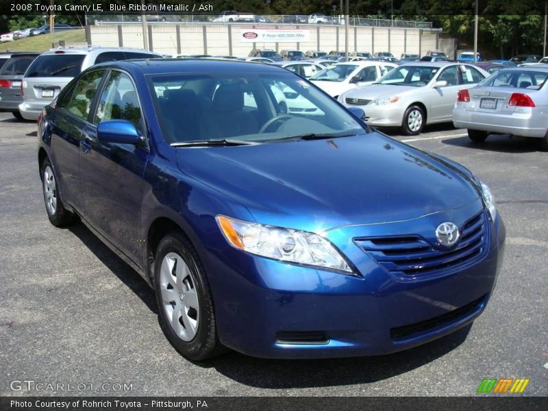 Blue Ribbon Metallic / Ash 2008 Toyota Camry LE